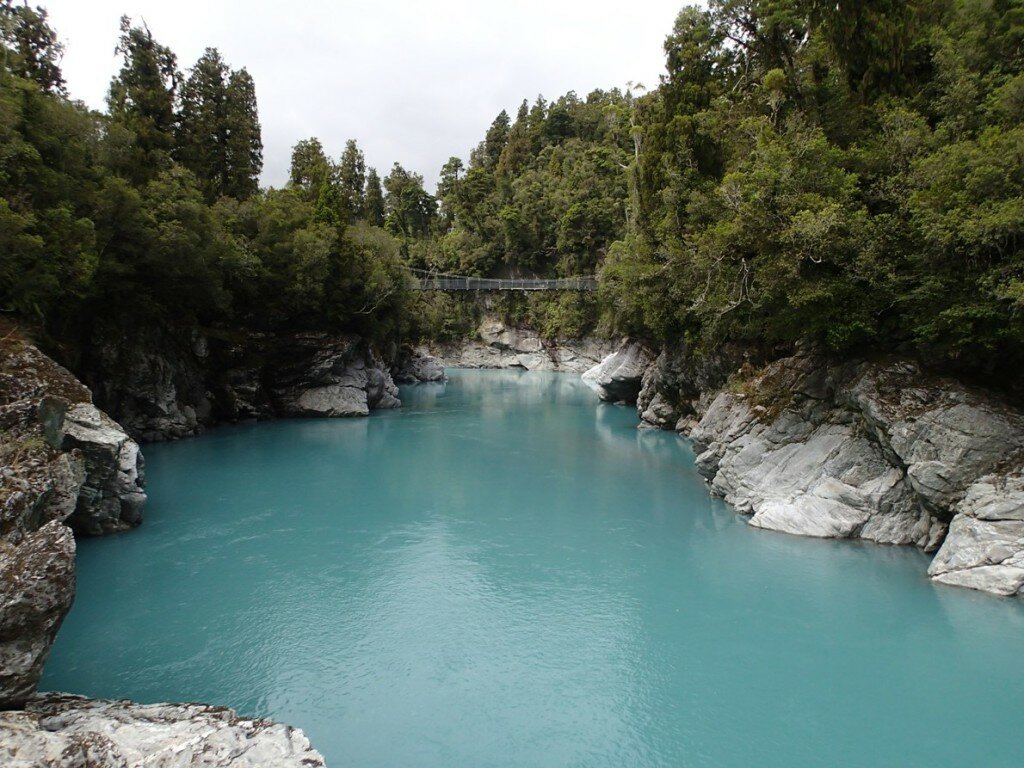 Nový Zéland Nový Zéland: Hokitika Gorge Scenic Reserve - malá zastávka cestou po západnom pobreží Južného ostrova elmundo.sk